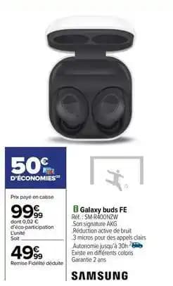 Samsung - galaxy buds fe réf.: sm-r400nzw