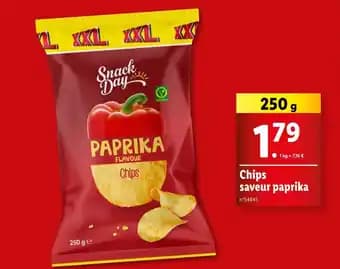 Snack Day Chips saveur paprika