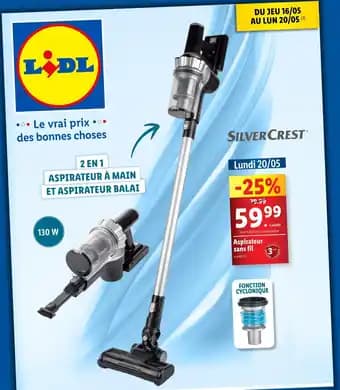 SILVER CREST Aspirateur sans fil