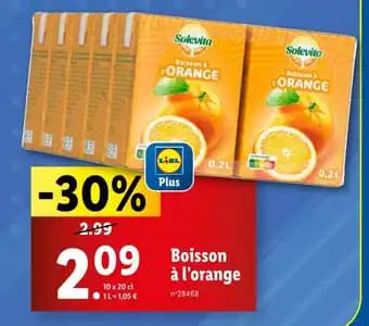 Solevita Boisson à l’orange
