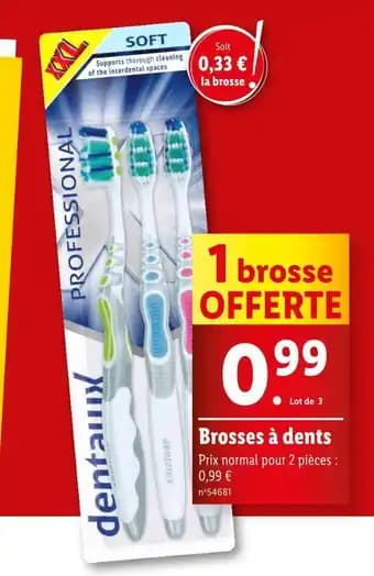 dentalux Brosses à dents