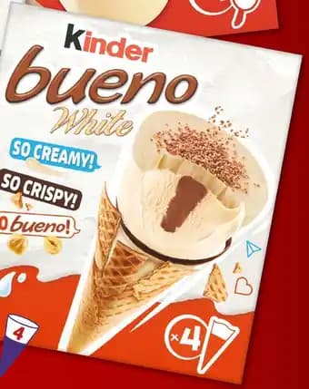 Kinder bueno Cônes Kinder bueno white