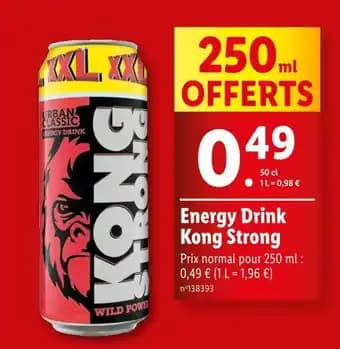 Kong Strong Energy Drink