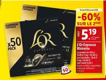 L’Or L’Or Espresso Ristretto