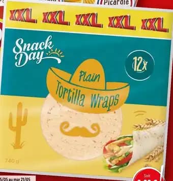 Snack Day Tortilla Wraps