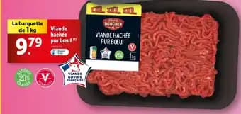 L'ÉTAL DU BOUCHER Viande hachée pur bœuf