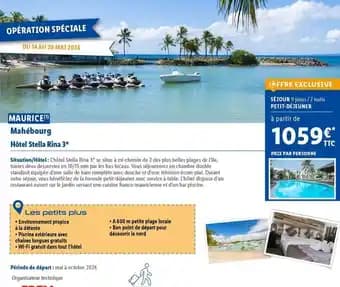 Maurice , mahébourg hôtel stella rina 3
