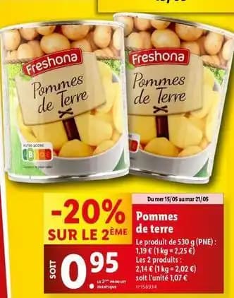 Freshona - pommes de terre