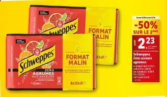 Schweppes - zero saveurs agrumes