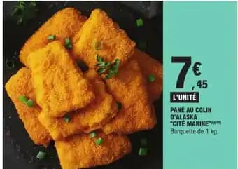 PANÉ AU COLIN D'ALASKA "CITÉ MARINE"(6)(11)