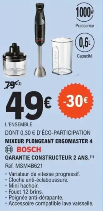 MIXEUR PLONGEANT ERGOMASTER 4