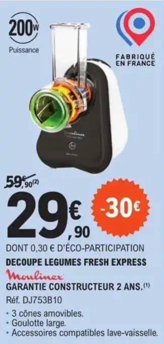 DECOUPE LEGUMES FRESH EXPRESS