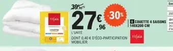 5 COUETTE 4 SAISONS 140X200 CM