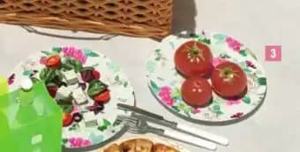 3 LOT DE 8 ASSIETTES CARTON RONDES 23 CM"BEAUTIFUL FLOWERS