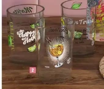 2 LOT DE 3 GOBELETS HAUTS 51 CL PANACHE DRINK