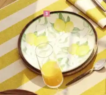 ASSIETTE PLATE 27CM CITRON PROVENCE