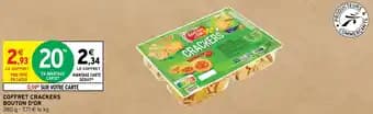 COFFRET CRACKERS BOUTON D'OR