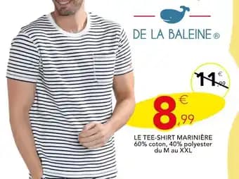 LE PHARE DE LA BALEINE LE TEE-SHIRT MARINIÈRE