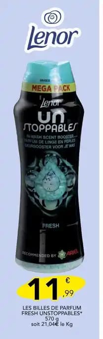 Lenor LES BILLES DE PARFUM FRESH UNSTOPPABLES* 570 g