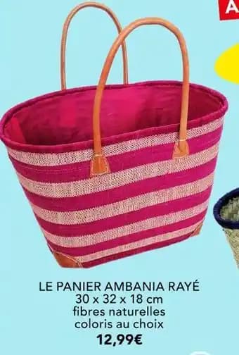 LE PANIER AMBANIA RAYÉ