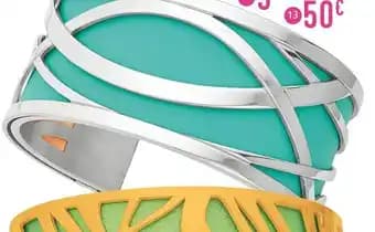 bracelet jonc Méli Versa en acier, 30mm