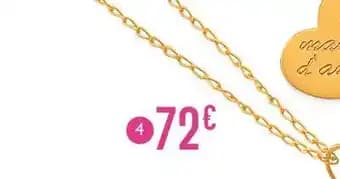 chaîne maille cheval, 42 cm, or jaune 0,95 g