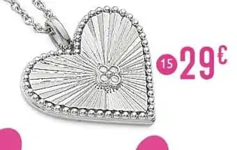 collier en argent rhodié et oxydes de zirconium, 42 cm