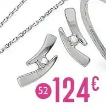 boucles diamant 0,02 ct, or gris 1,08 g