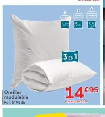 Oreiller modulable Réf. 519886