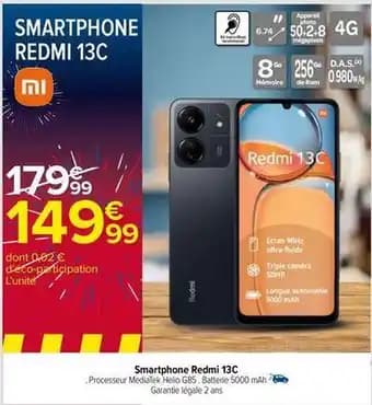 Xiaomi - smartphone redmi 13c