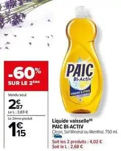Paic - liquide vaisselle bi activ