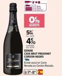 Freixenet - cava brut cordon negro