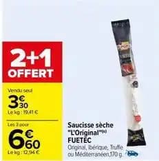 Fuetec - saucisse sèche l'original