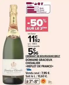 Reflets de france - crémant de bourgogne brut domaine gracieux chevalier