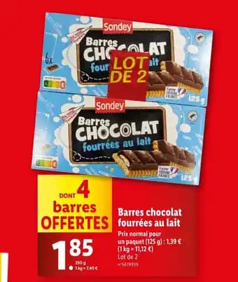 Promotion Exclusives de Fourrées au lait : Découvrez l'Offre incontournable