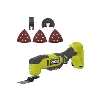 Pack RYOBI - Multitool RMT18-0 - 18V One+ - 11 accessoires - Sans batterie ni chargeur - Kit de 12 accessoires RAKMT12KIT
