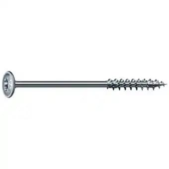 Vis à tête disque Wirox filetage partiel torx zingué blanc grande longueur, Ø 8 mm, longueur 140 mm, boîte de 50