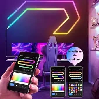 Néon Flexible Connecté LED RGBIC Tuya 24V 5M 60LED/m IP65 - SILAMP