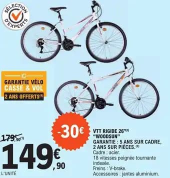 VTT RIGIDE 26"(2) "WOODSUN"