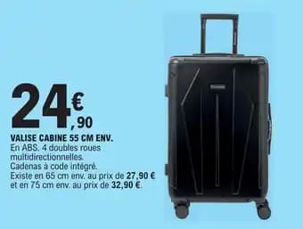 VALISE CABINE 55 CM ENV.