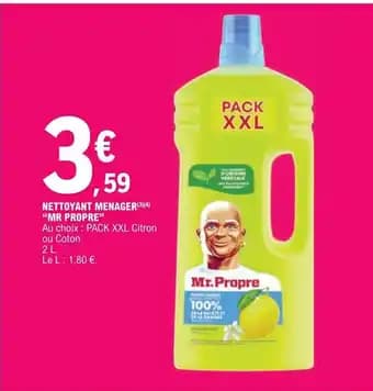 NETTOYANT MENAGER (3)(4) "MR PROPRE❞