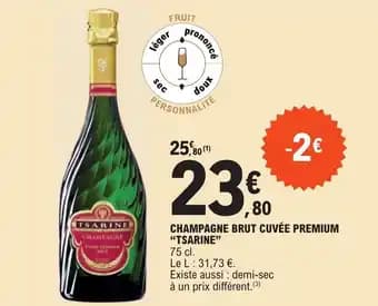 CHAMPAGNE BRUT CUVÉE PREMIUM "TSARINE"