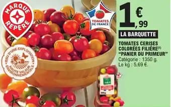 TOMATES CERISES COLORÉES FILIÈRE(1) "PANIER DU PRIMEUR"