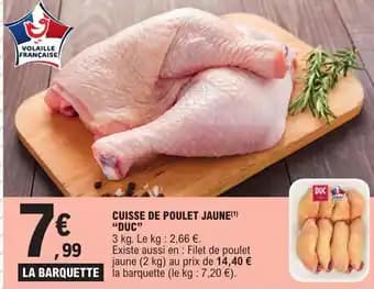 CUISSE DE POULET JAUNE (1) "DUC"