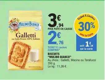 BISCUITS "MULINO BIANCO"