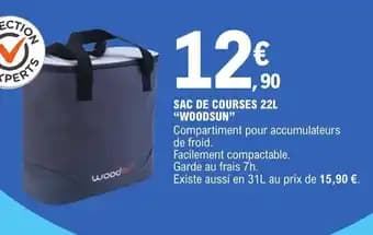 SAC DE COURSES 22L "WOODSUN"