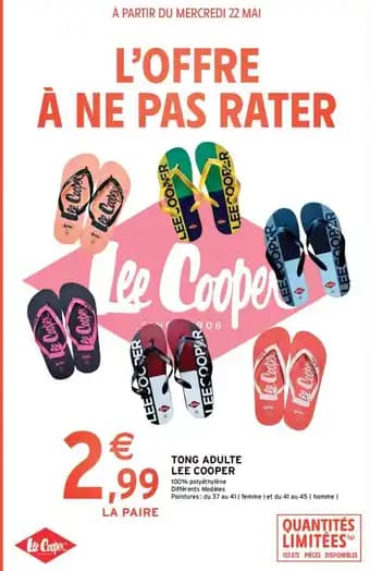 Lee cooper - tong adulte