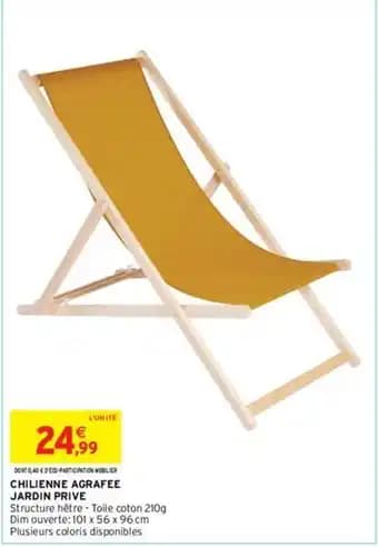 Jardin prive - chilienne agrafee