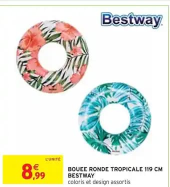 BESTWAY BOUEE RONDE TROPICALE 119 CM