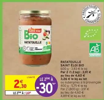 SAINT ÉLOI RATATOUILLE BIO